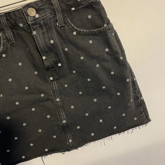 Current Elliot 5-Pocket Polka Dot Mini Skirt 25 - Picture 4 of 7
